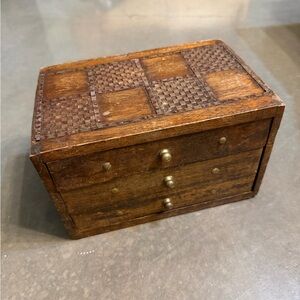 Japanese Antique wooden Photo Box